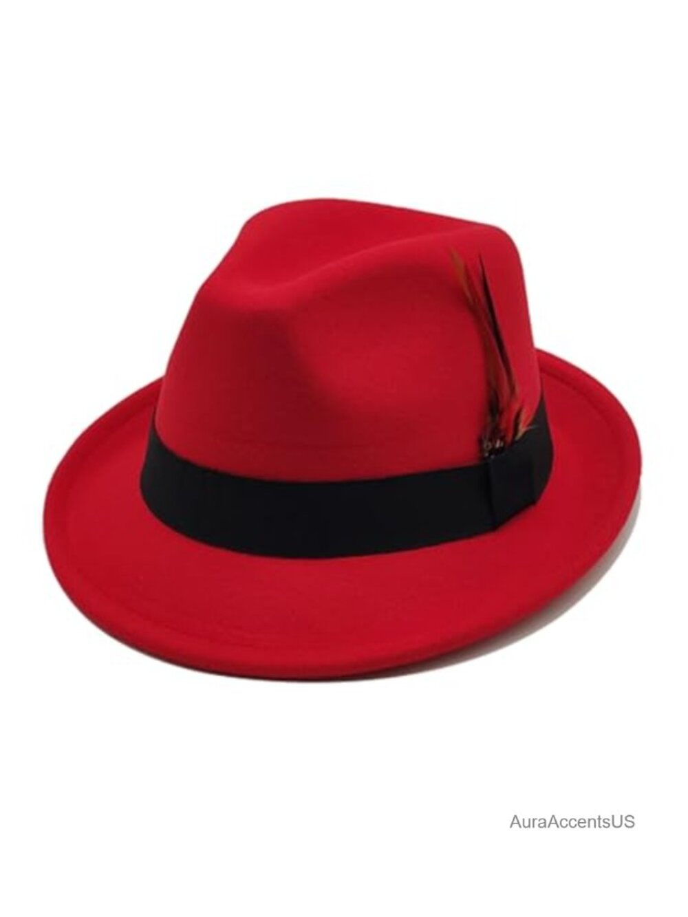 Unisex Trilby Fedora Hat Cotton Blend Adjustable One Size Dress Hat with Band